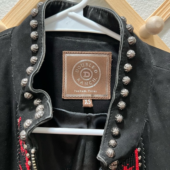 Double D Ranch | Jackets & Coats | Double D Ranch Black Leather Jacket ...